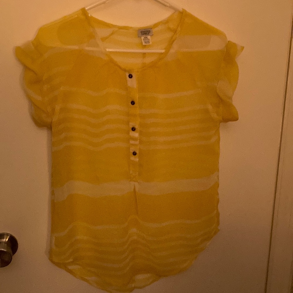 Charming Charlie sheer top